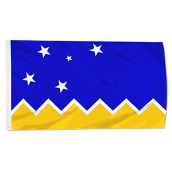 Magallanes and Chilean Antarctica Region, Chile Flag Banner