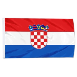 Republic of Croatia at The UN Flag Banner