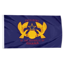 The President of Ghana Currently Used Flag Banner