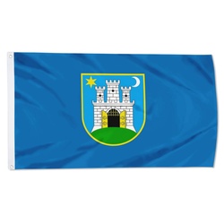 Zagreb, Croatia Flag Banner