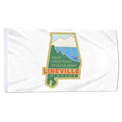 Lineville, Alabama Flag  Banner