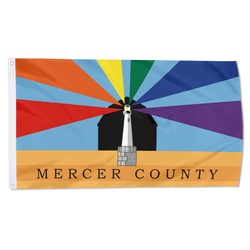 Mercer County, Ohio Flag Banner