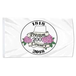 Preston County, West Virginia Flag Banner