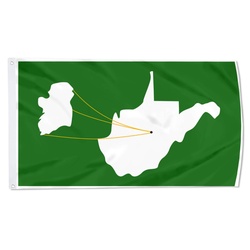 Ireland, West Virginia Flag Banner