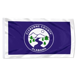 Cleburne County, Alabama Flag Banner