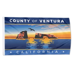 Ventura County, California Flag Banner