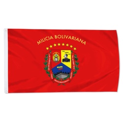 The Venezuelan National Militia Flag Banner