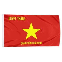 Vietnam People's Navy Flag Banner