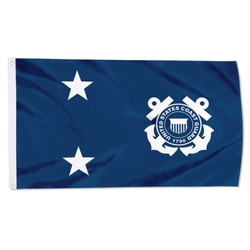 A United States Coast Guard rear admiral Flag Banner