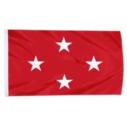 A United States Marine Corps general Flag  Banner