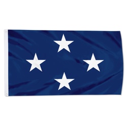 A United States Navy admiral Flag Banner