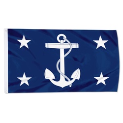 The United States Secretary of the Navy Flag Banner