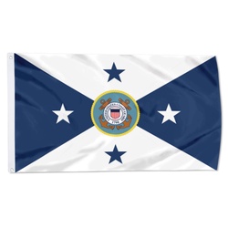 The Vice Commandant of the USCG Flag Banner