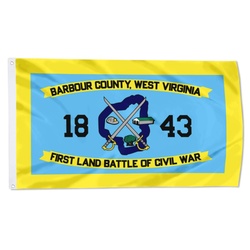 Barbour County, West Virginia Flag Banner