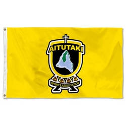 Aitutaki, Cook Islands Flag Banner