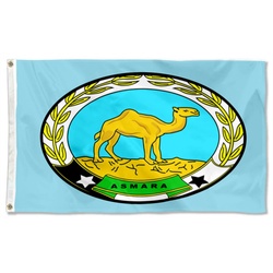 Asmara, Eritrea (Unofficial) Flag Banner