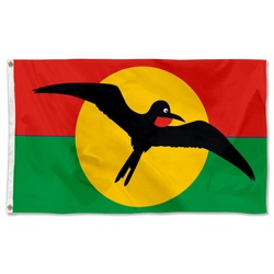 BARBUDA, Antigua &  Barbuda Flag Banner