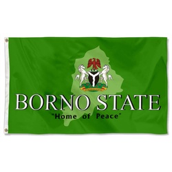Borno State, Nigeria Flag Banner