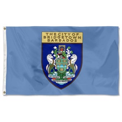 Bridgetown, Barbados Flag Banner