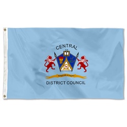 Central District, Botswana Flag Banner