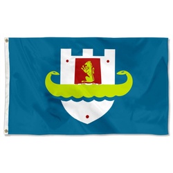 Durres City, Albania Flag Banner