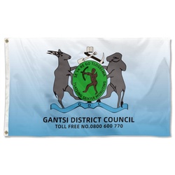 Ghantsi District, Botswana Flag Banner