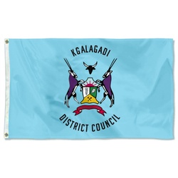Kgalagadi District, Botswana Flag Banner
