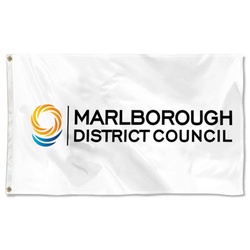 Marlborough District, New Zealand Flag Banner
