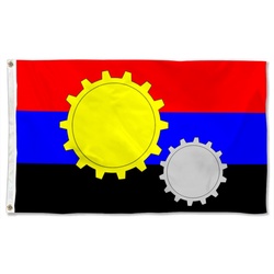 Sud-Est Department, Haiti Flag  Banner