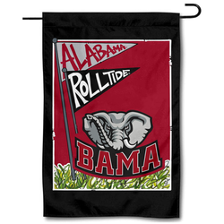 Alabama Campus Magnolia Lane Collegiate Garden FlagBanner