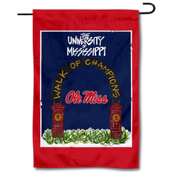 Ole Miss Campus Magnolia Lane Collegiate Garden Flag Banner