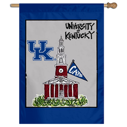 Kentucky Campus Collegiate House Flag Banner