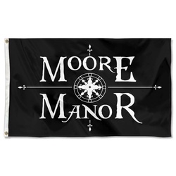 MooRE MANOR Flag Banner