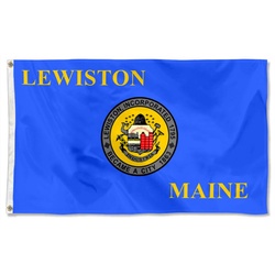Lewiston, Maine Flag  Banner