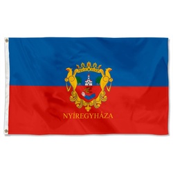 Nyiregyhaza, Hungary Flag Banner