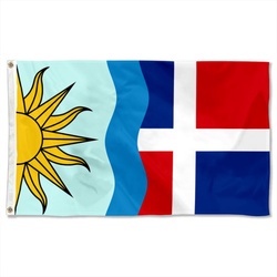 Pedernales Province, Dominican Rep Flag Banner