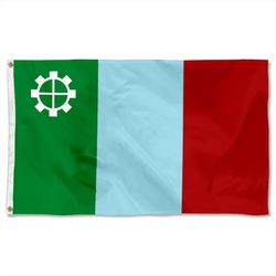 Valverde Province, Dominican Rep Flag Banner