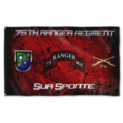 75Th Ranger Regiment Sua Sponte Flag Banner