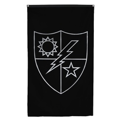 Ranger Regiment Crest Silver(Vertical) Flag Banner