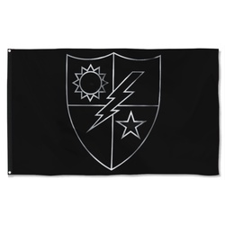 Ranger Regiment Silver Crest Flag Banner