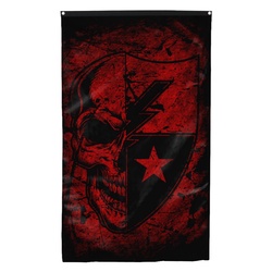 Ranger Regiment Skull  Flag Banner