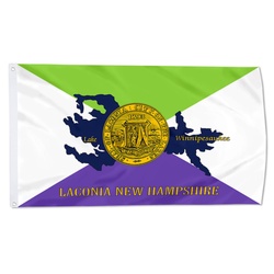Laconia, New Hampshire Flag Banner