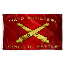 Field Artillery King of Battle Flag Banner