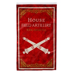 House Field Artillery  Flag Banner