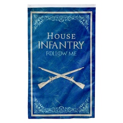 House Infantry Flag Banner