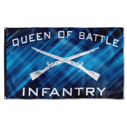 Infantry Queen Of Battle Flag Banner