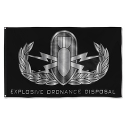 Eod (Basic) Black Flag Banner
