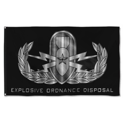 Eod (Senior) Black And Elite Flag Banner