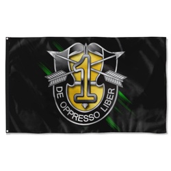 1St Special Forces Group Numeral Flag Banner