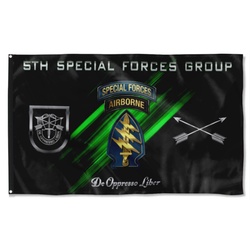 5Th Special Forces Group (Legacy)Flag Banner